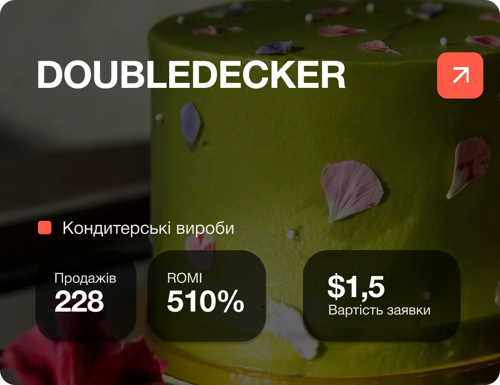 SMM та Таргетована реклама для кондитерської “DoubleDecker”