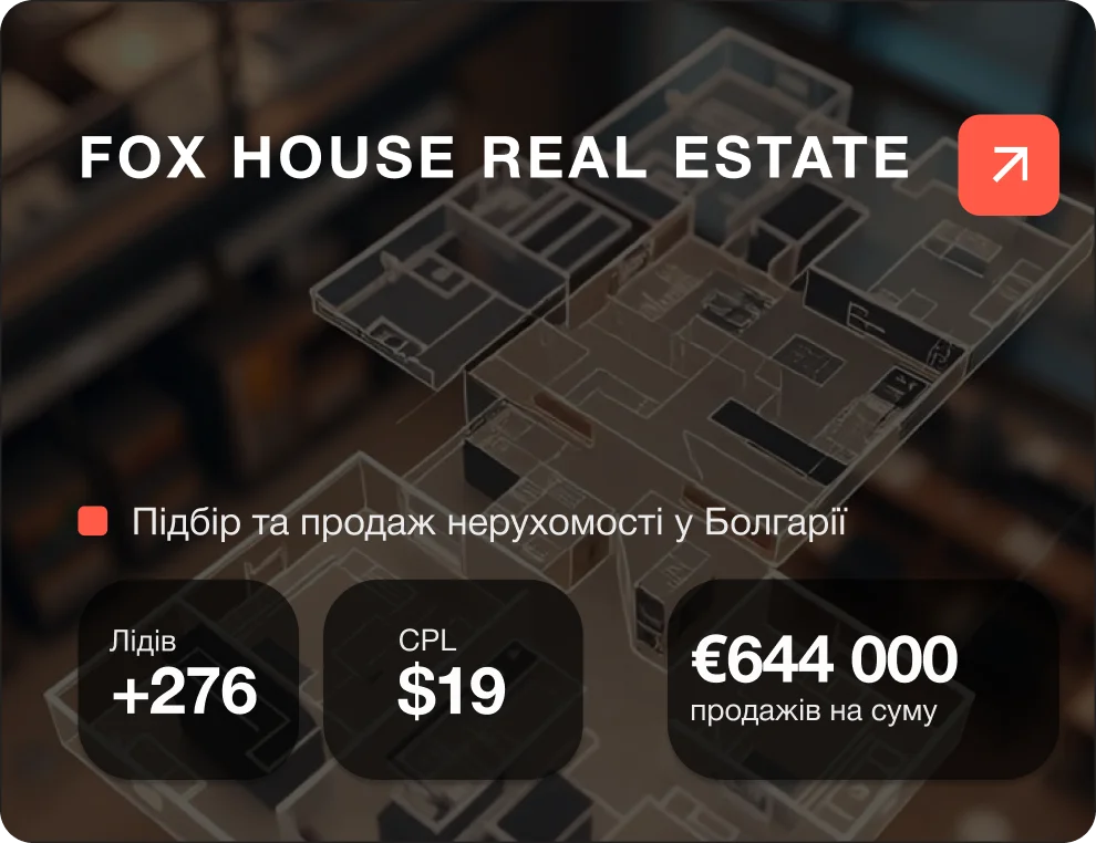 Таргетована реклама на підбір та продаж нерухомості в Болгарії